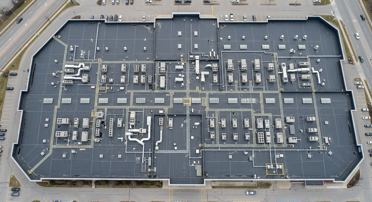 manufacturing facility inspection peoria exterior documentation by drone
