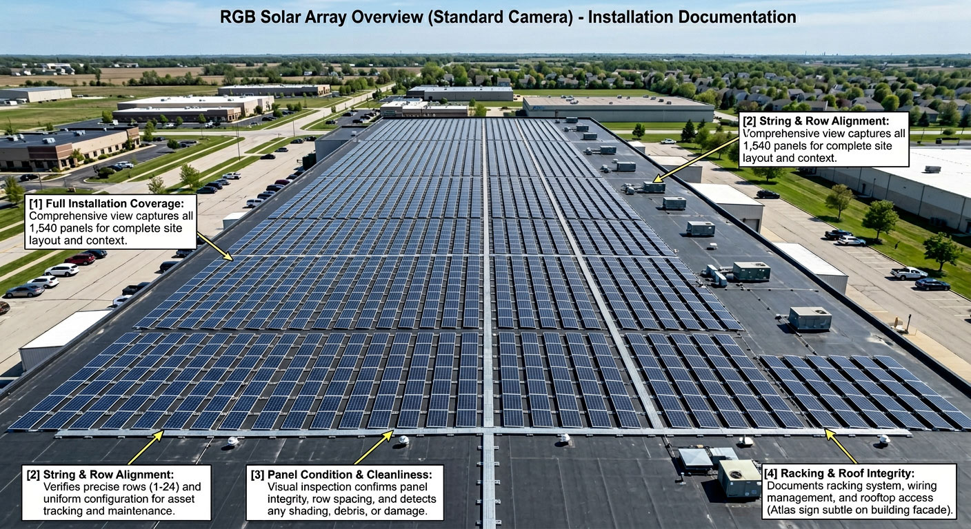 utility solar inspection drone aerial context image